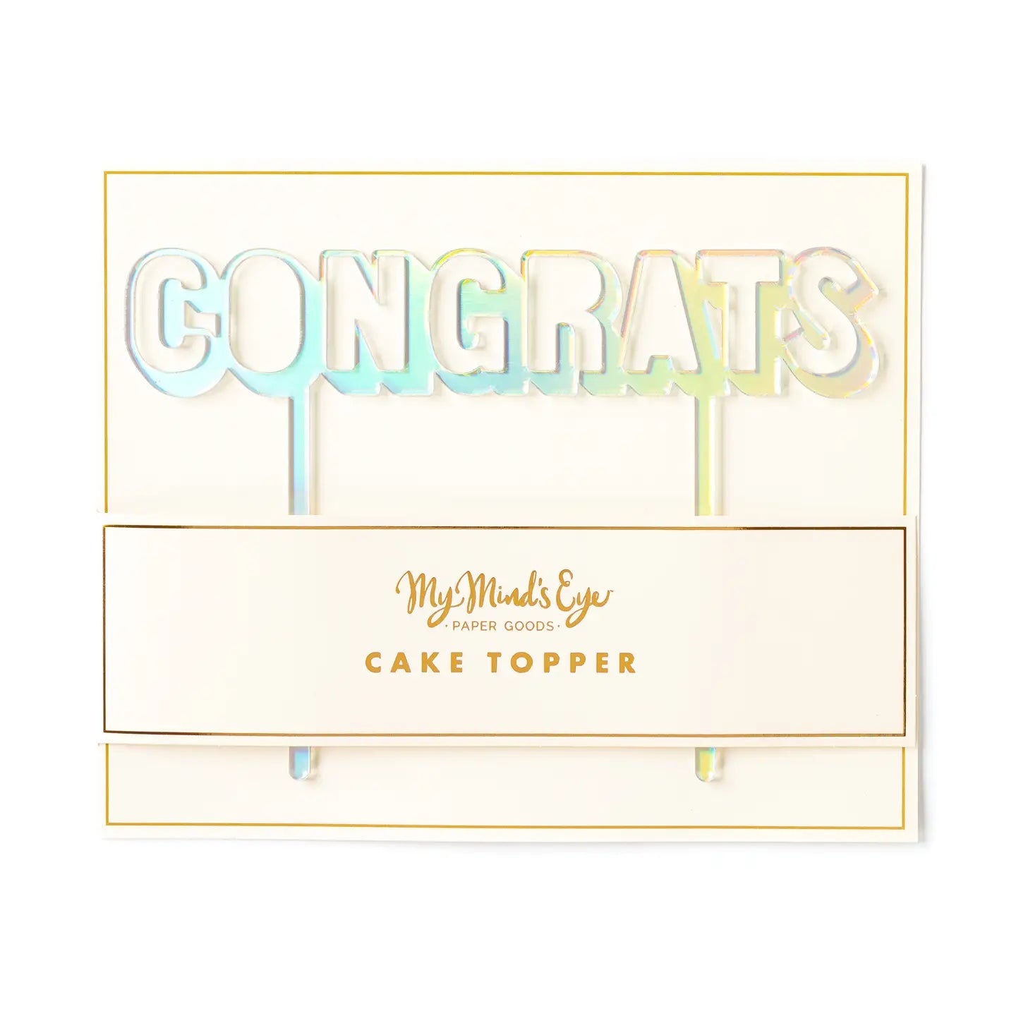 Congrats Cake Topper
