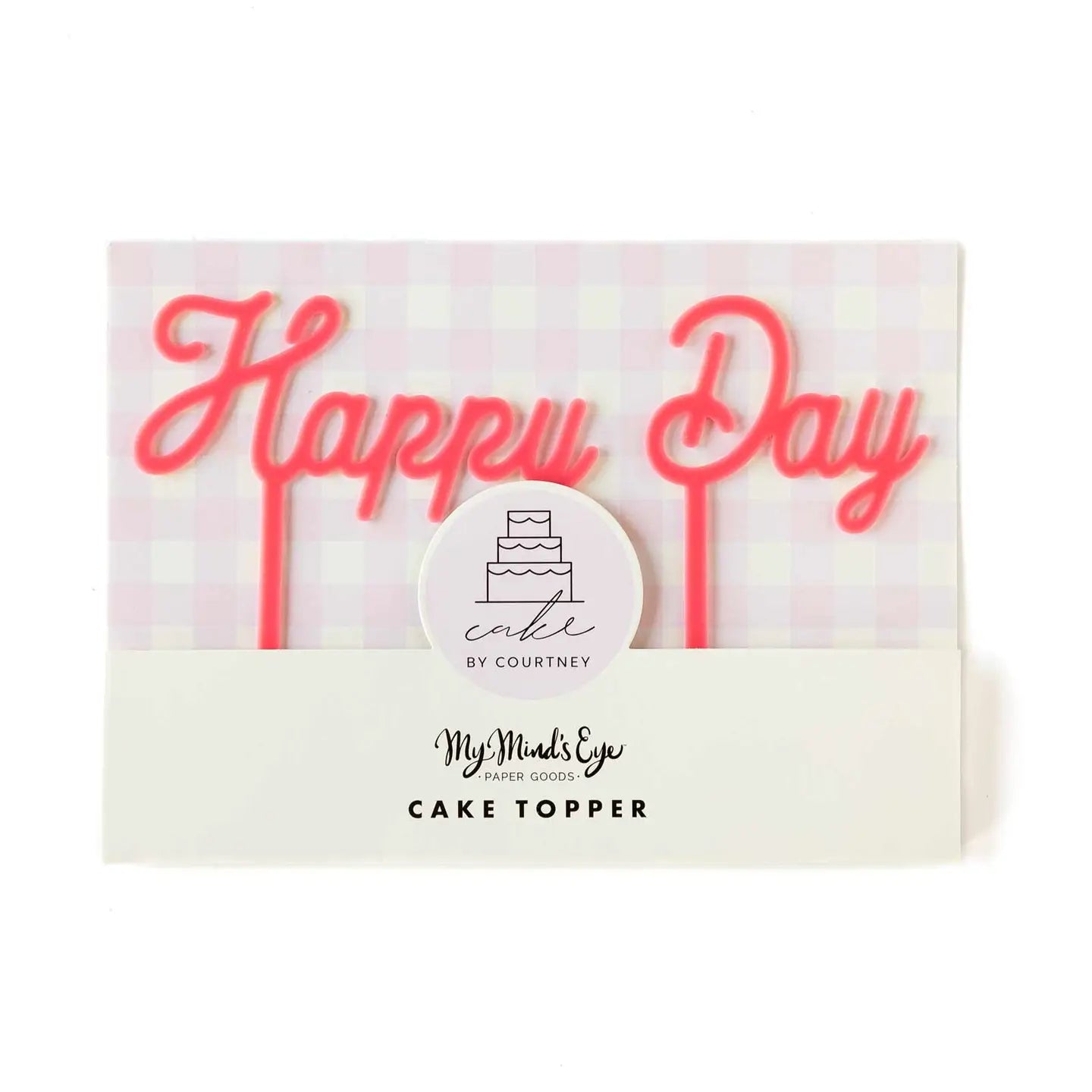Happy Day Cake Topper