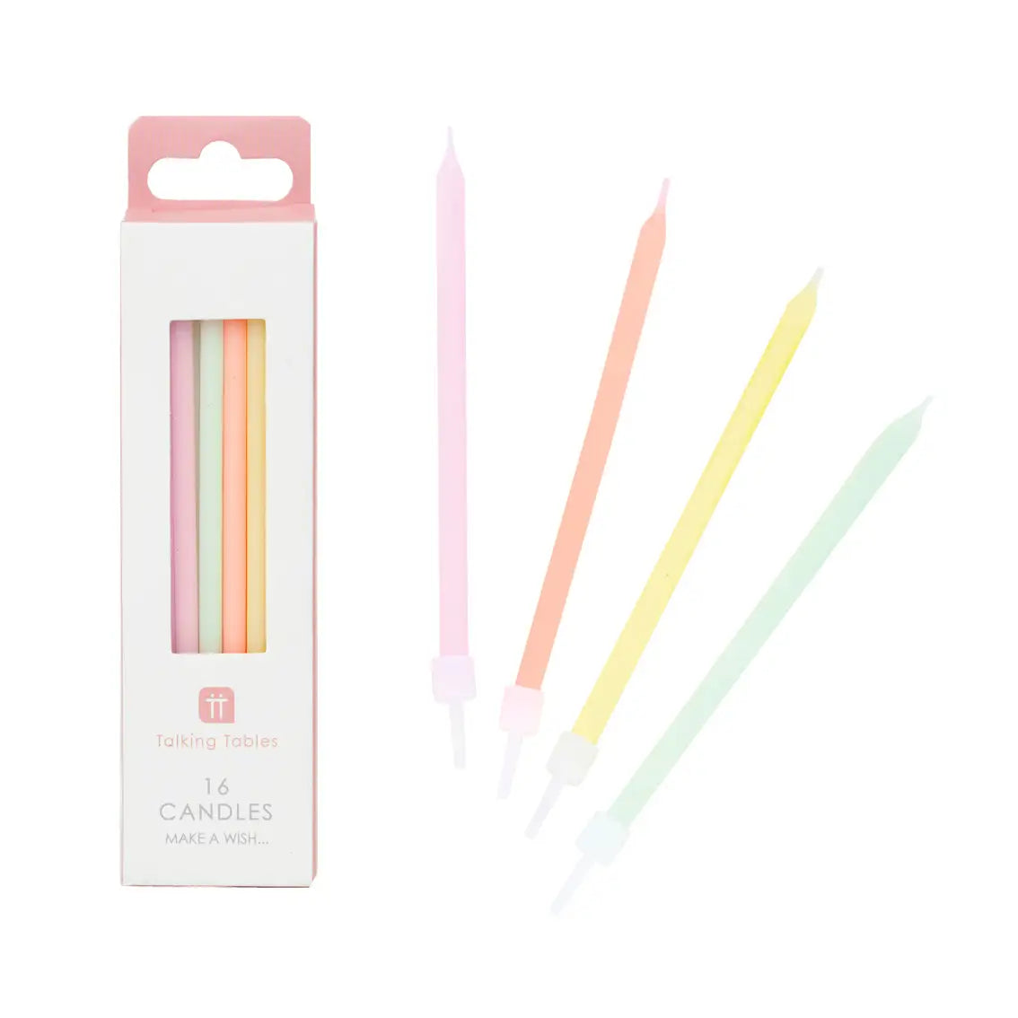 Pastel Birthday Candles