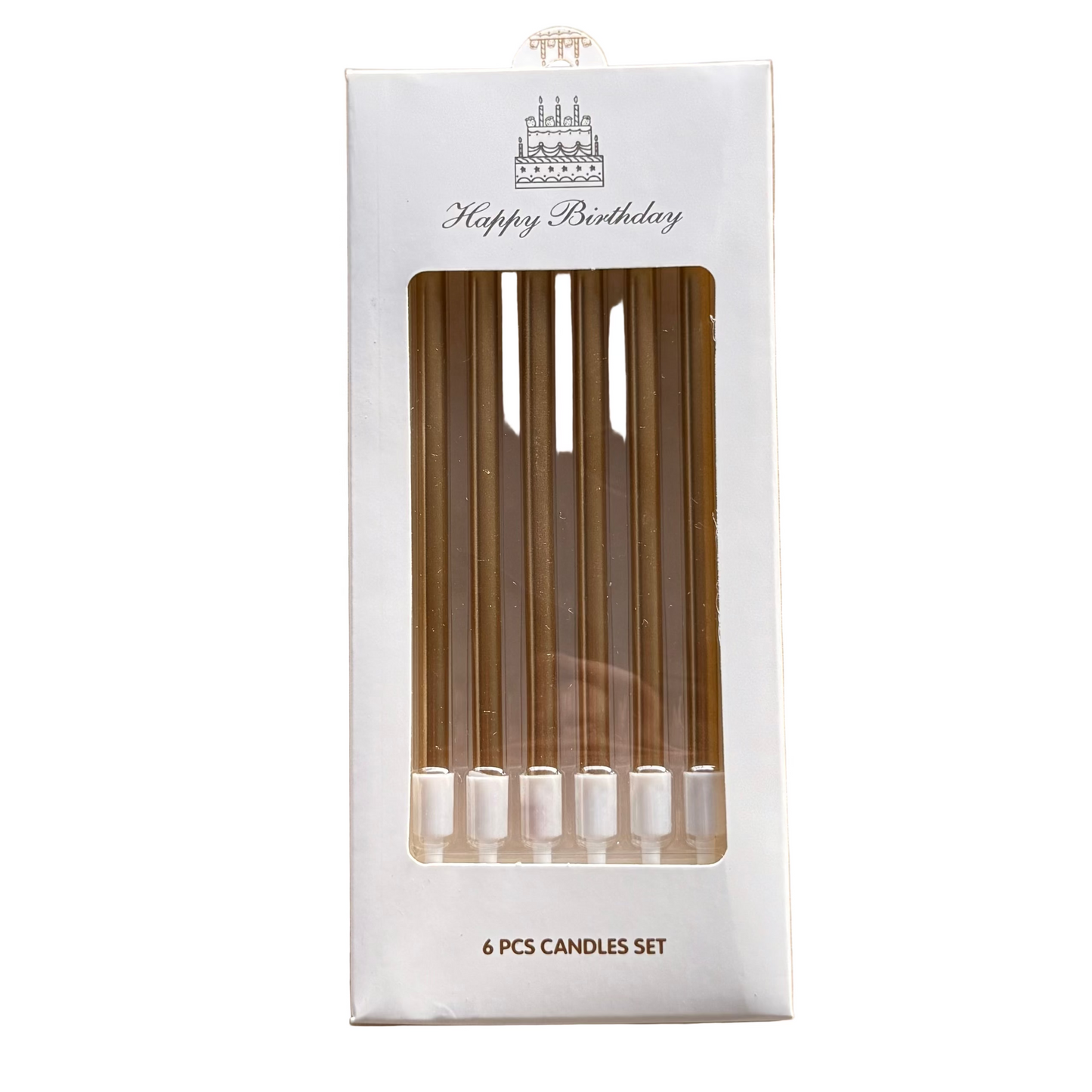 Gold Birthday Candles