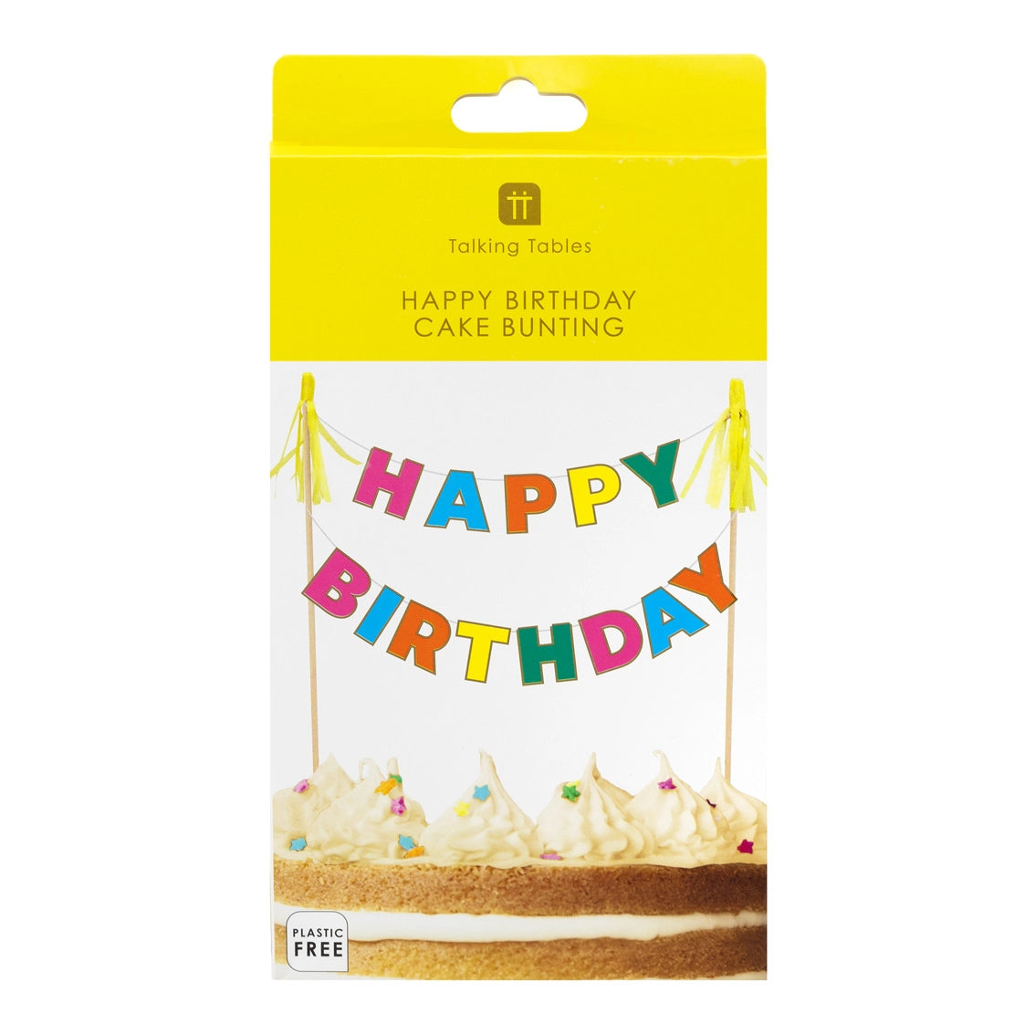 Happy Birthday Cake Topper Banner