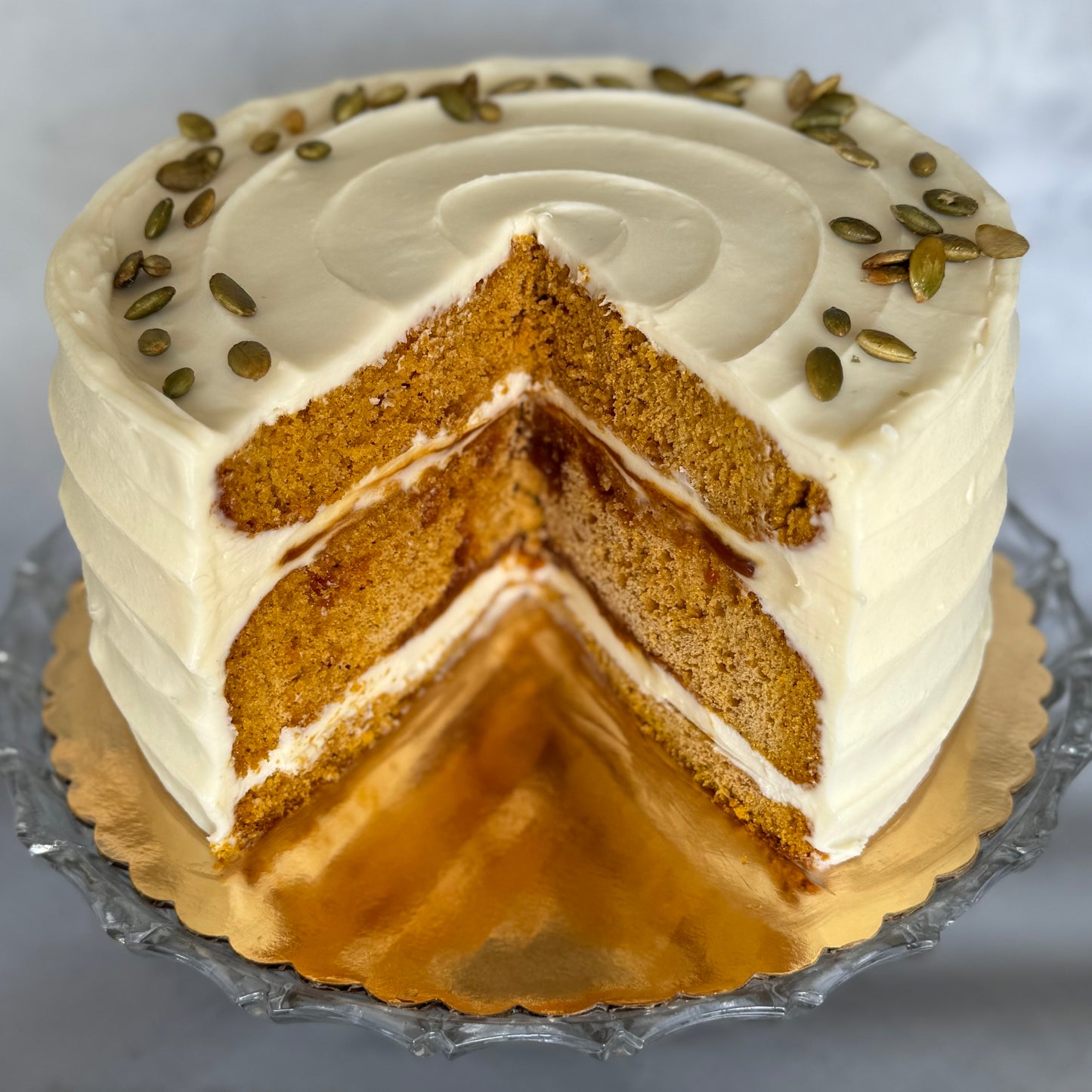 Pumpkin Caramel Cake