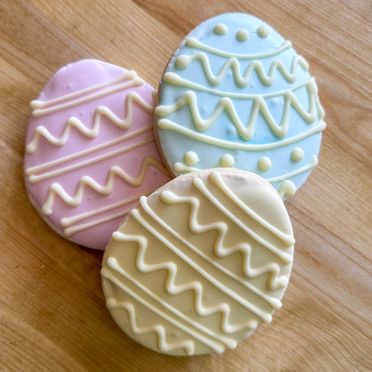 Decorated Easter Egg Cookie