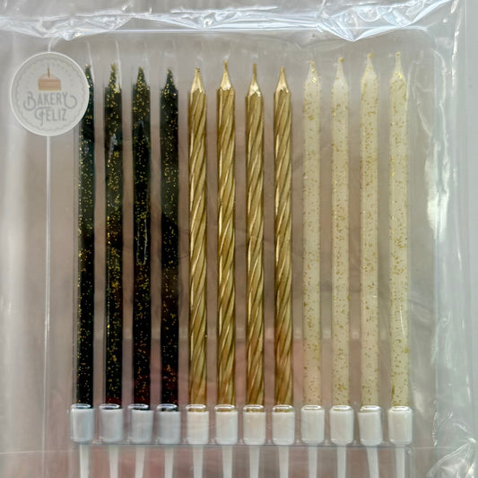Black & Gold Candles