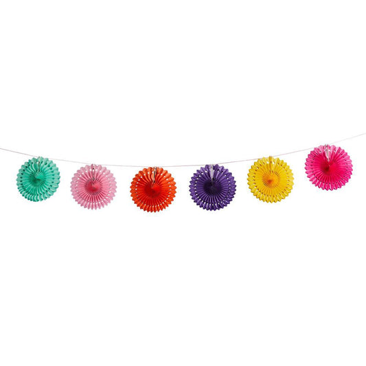Paper Fan Garland