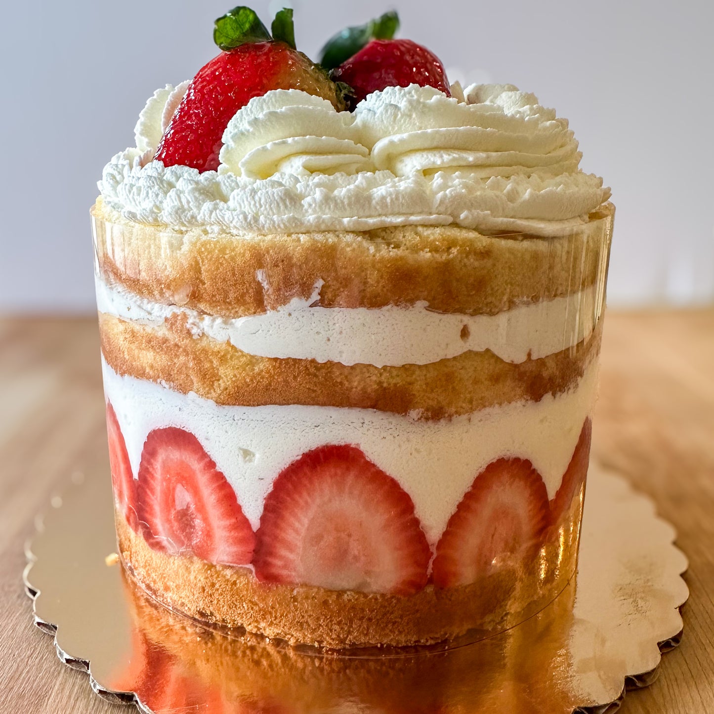 Strawberry Cream Cake