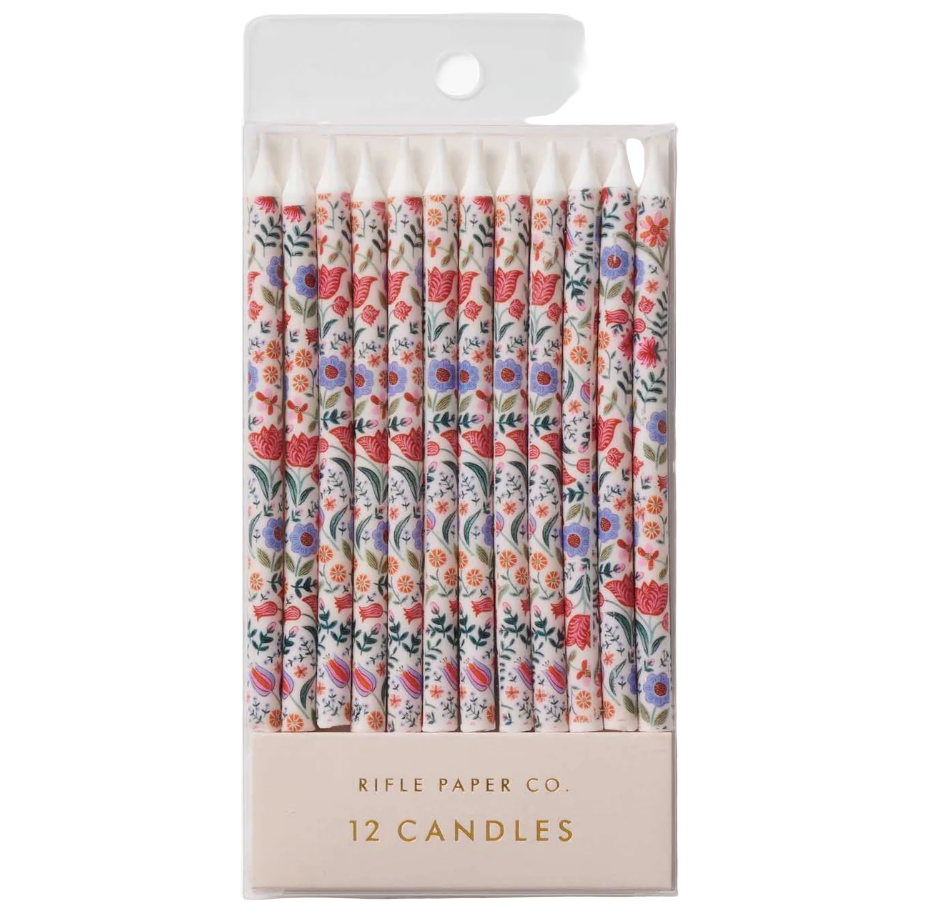 Dainty Floral Candles